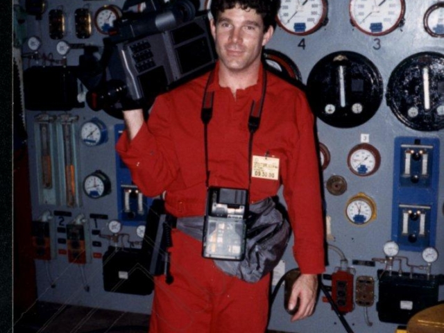 Fred Colbert, 1984 US NAVY Engine Room, Infrared electrical Inspection in the Philippines  with AGEMA 470