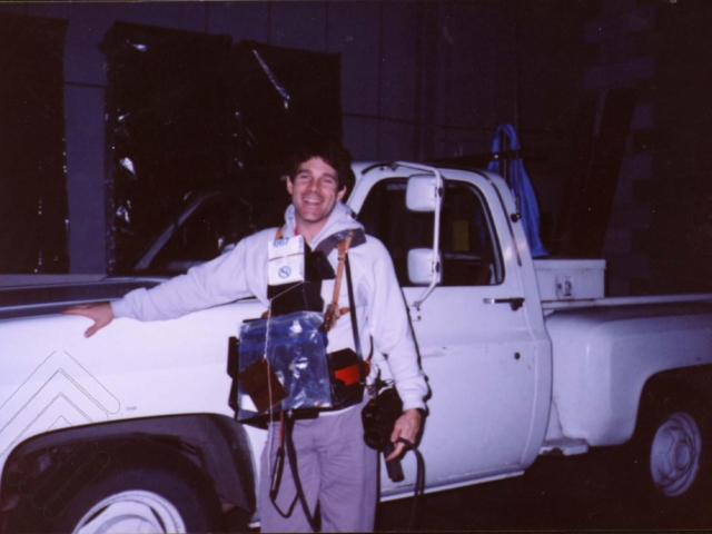 Fred Colbert in 1979 AGA 570 Infrared Camera